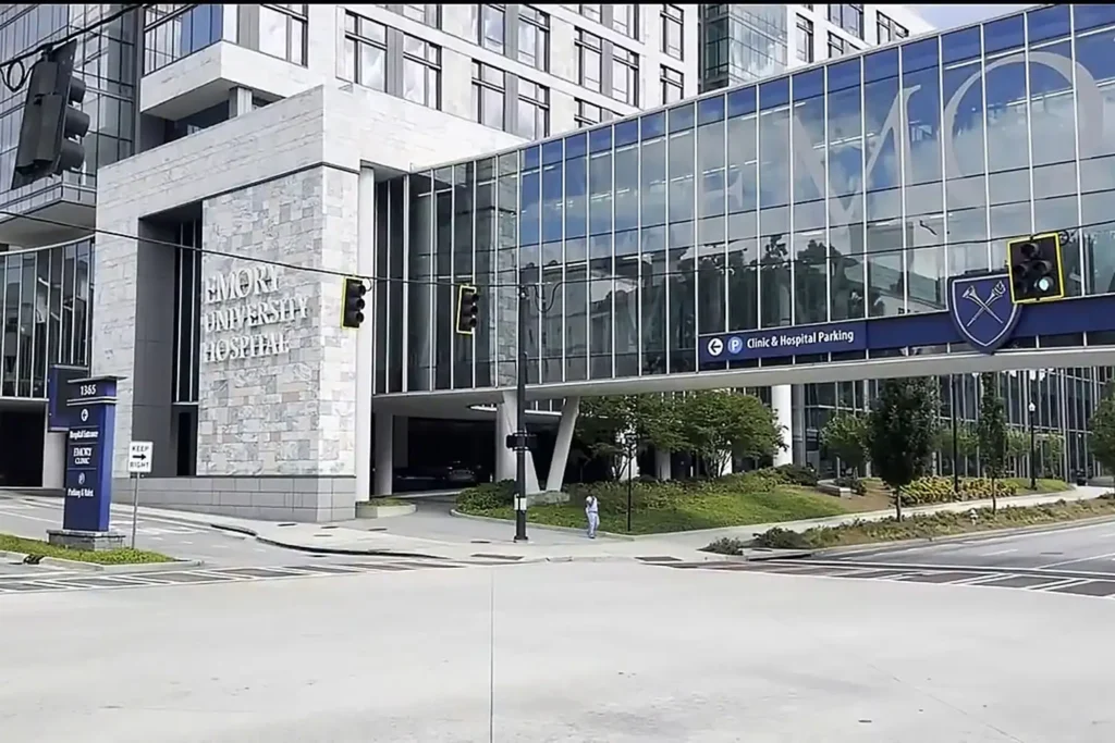 Emory University Hospital. 11Alive/Youtube